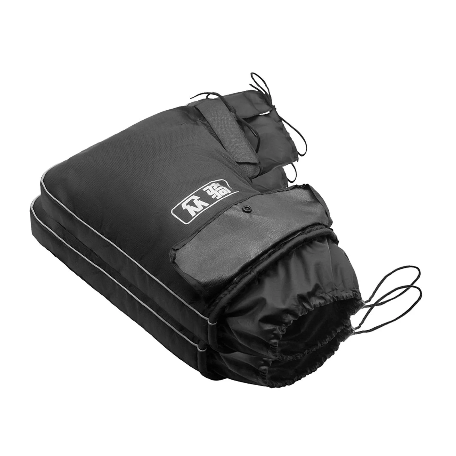 funtasica Bike Handlebar Mitts, Fleece Lining Handlebar Mittens, Mountain Bike Hands Warmer, Mittens for Cycling Hand for Winter Cycling Large Opening