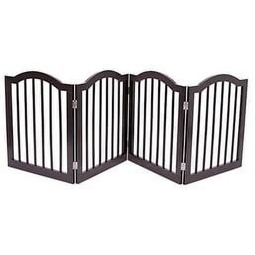 Internet's Best Dog Gate With Arched Top, 4 Panel 24 Inch