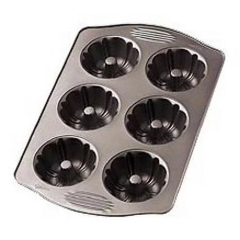 Wilton Excelle Elite Mini Fluted Bundt Pan-6 Cavity 4
