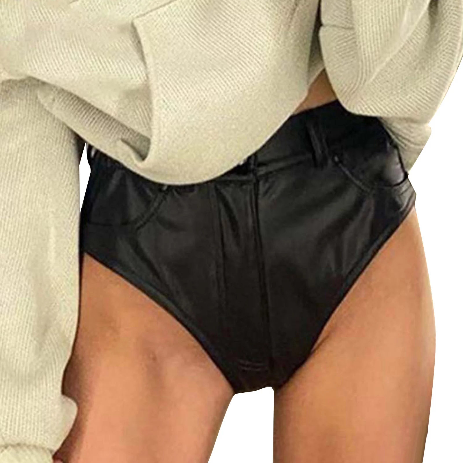 Akiihool Shorts for Women Dressy Summer Womens Casual Summer Elastic Waist Comfy Detail Beach Shorts Womens Swimsuits with Shorts (Black,XXL)
