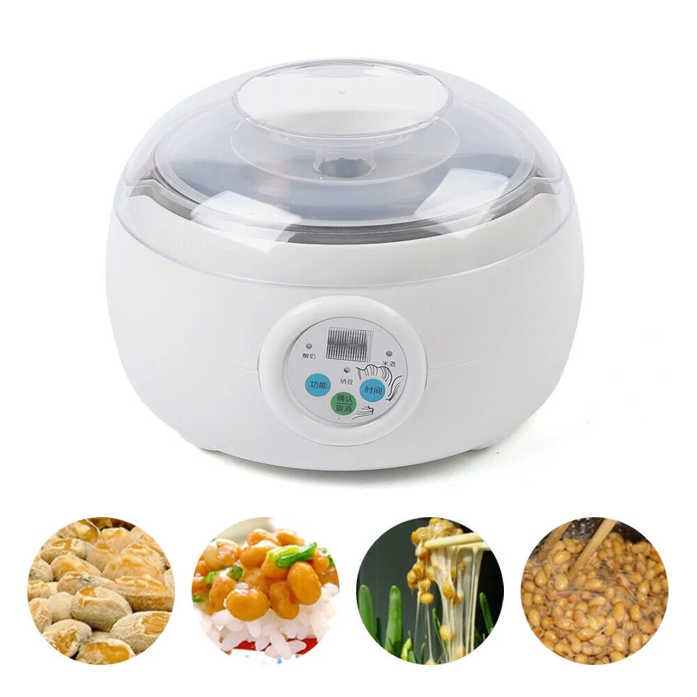 1.5L Yogurt Maker,Stainless Steel Yogurt Making Machine Natto/Rice Wine Maker Machine