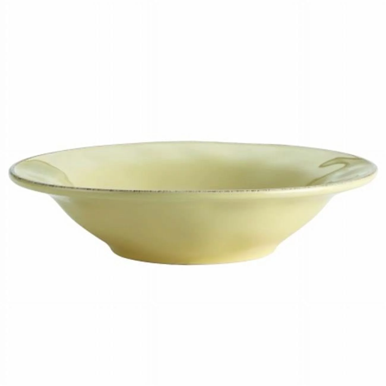 Rachael Ray Cucina Dinnerware 10 inch Stoneware Round Serving Bowl, Almond Cream