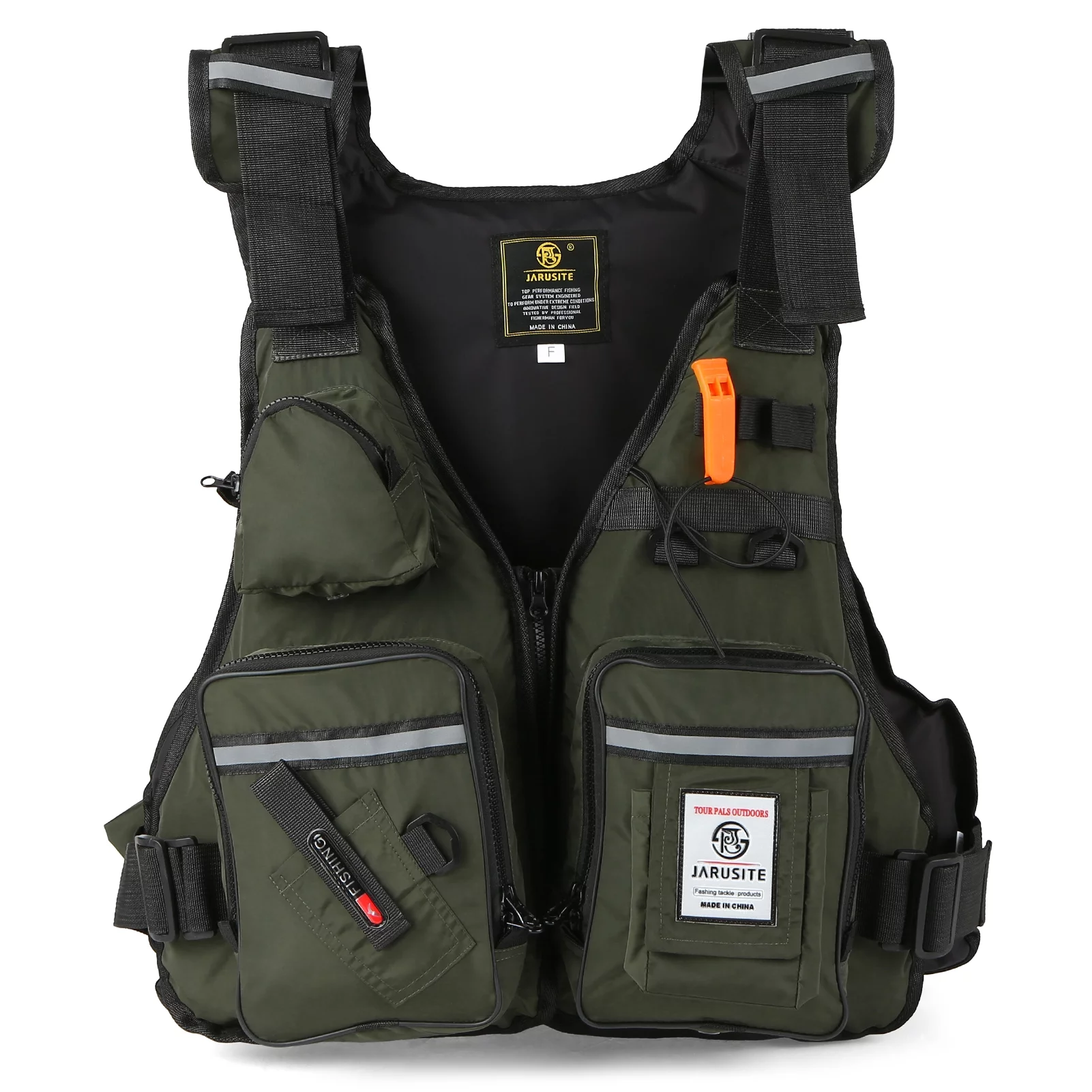 JARUSITEJacket,Vest With Water Fly Vest With Water Bottle Water Eryue Moweo