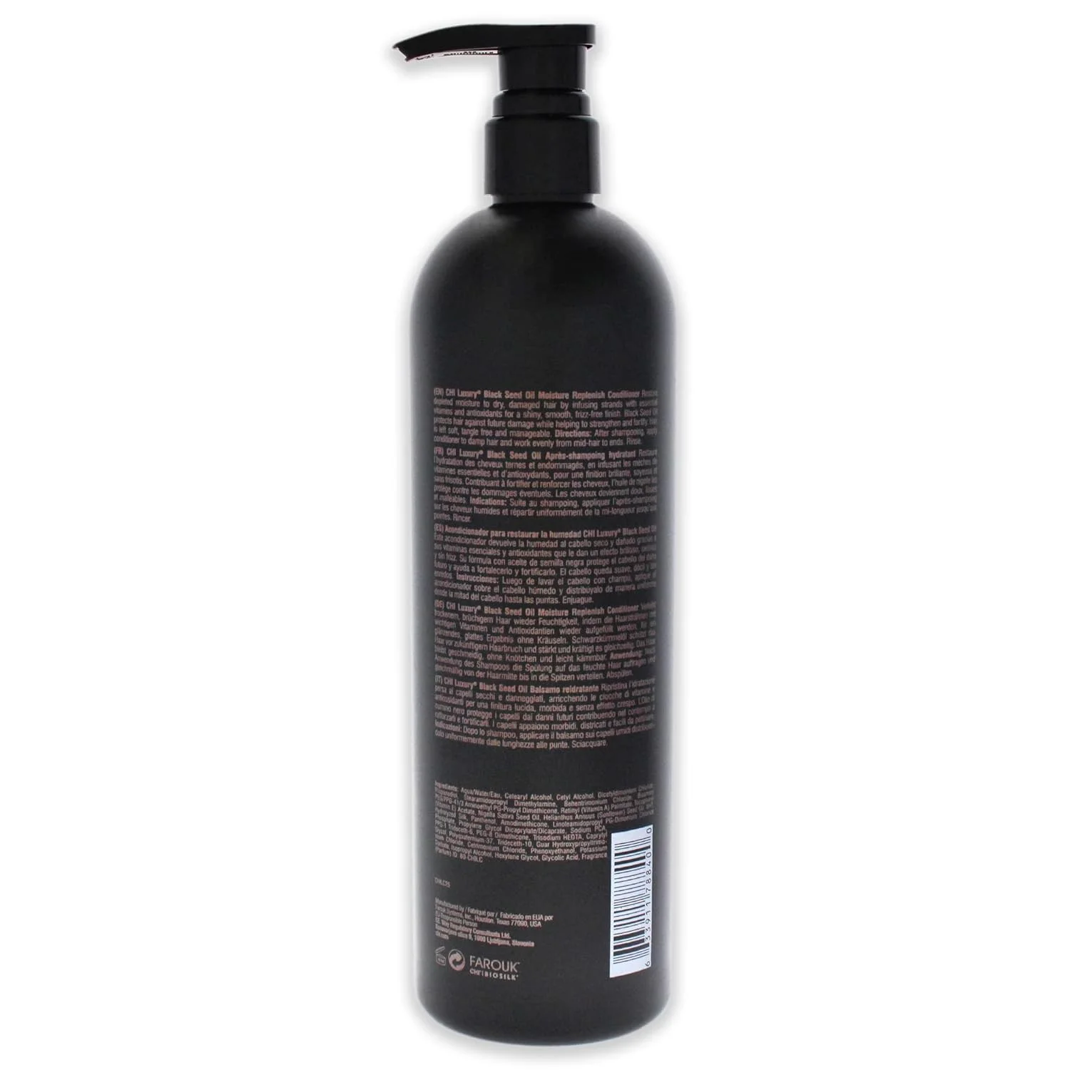 CHI Luxury Conditioner, Gluten, Paraben, Sulfate-Free, Black Seed Oil, 25 fl oz