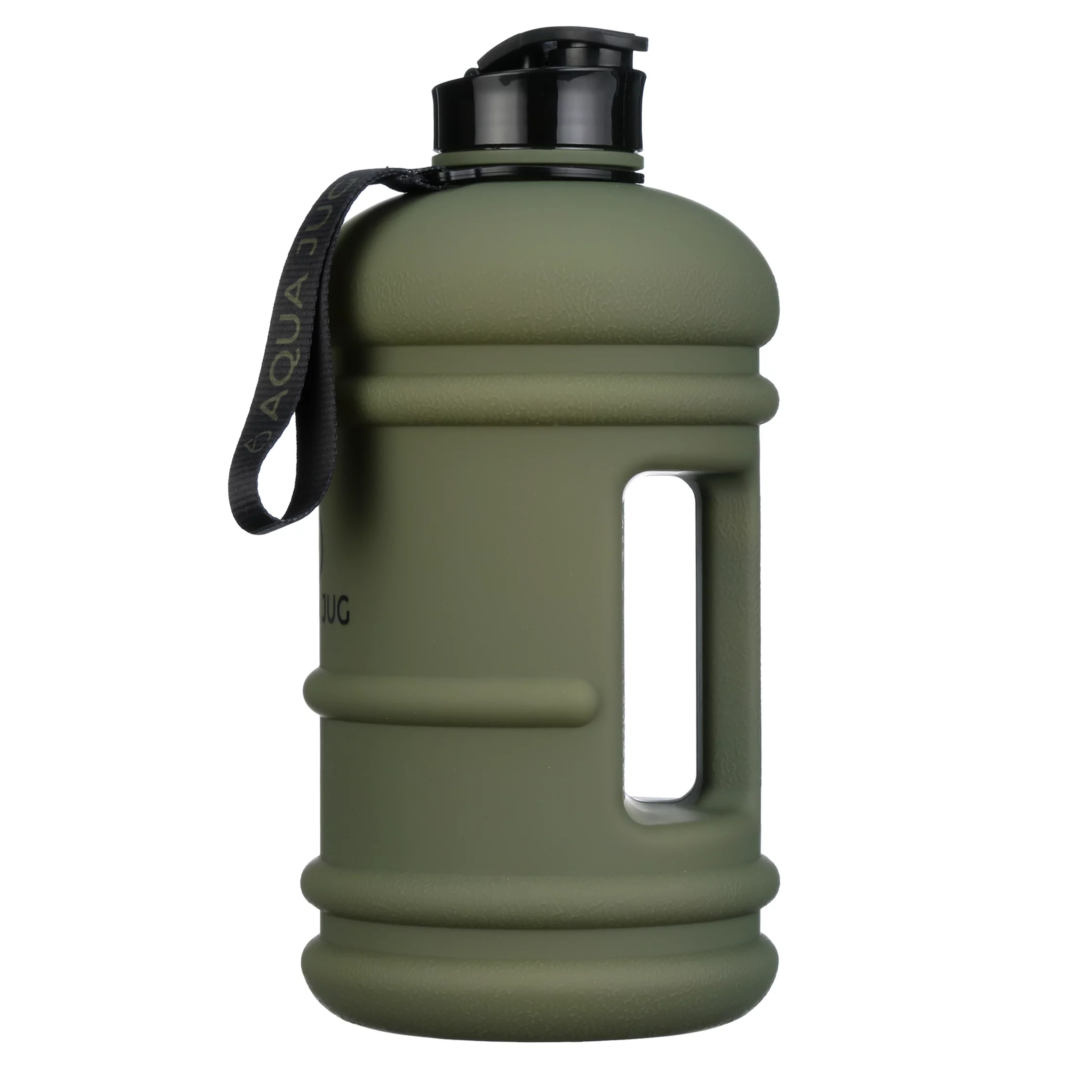 Aqua Jug Big Water Bottle, Dishwasher Safe BPA Free Drinking Water, Force Green 2.2L, Great for Gym Fitness Workout Sports Hiking and more