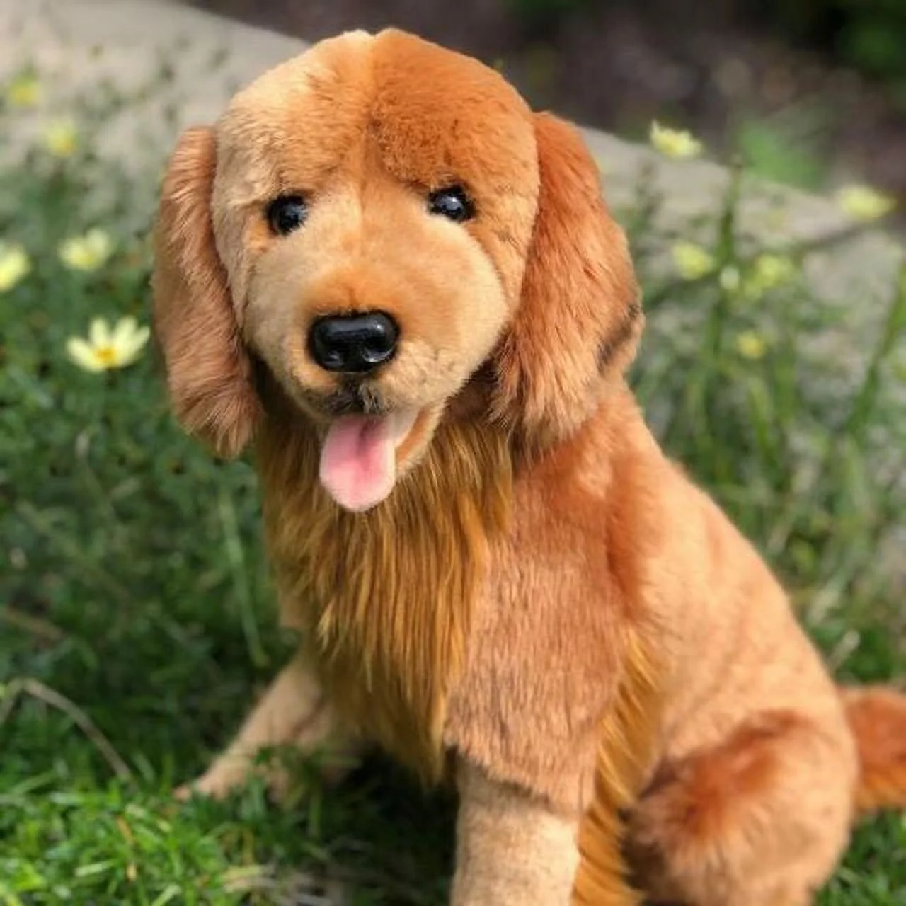 Jack 16 Inch  Red Golden Retriever Dog Plush Animal- Stuffed Plush Golden Retriever  Puppy