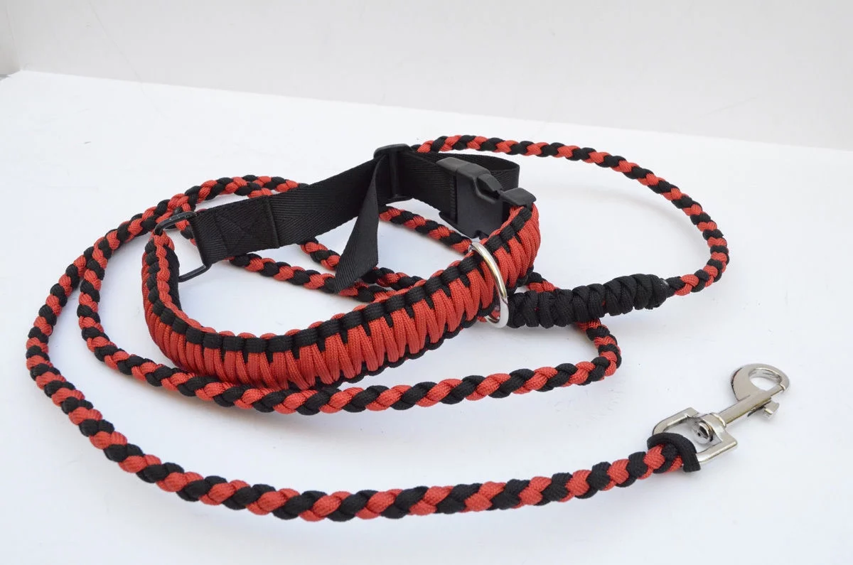 550 Paracord Dog Collar & Leash Set 15