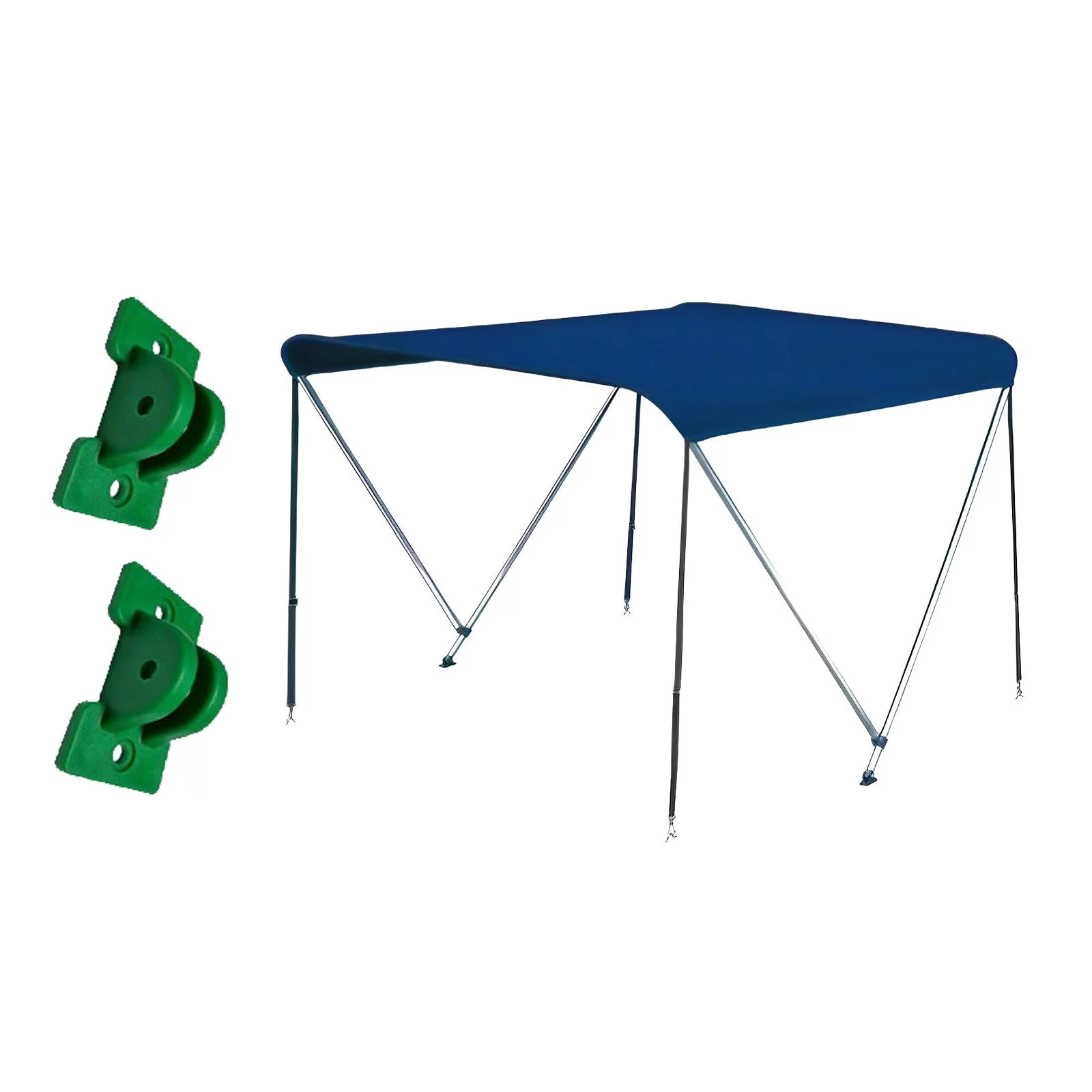 Boat Canopy Kayak Awning Shelter with Frame Hardware Universal Boat Cover Bimini Canopy with Base