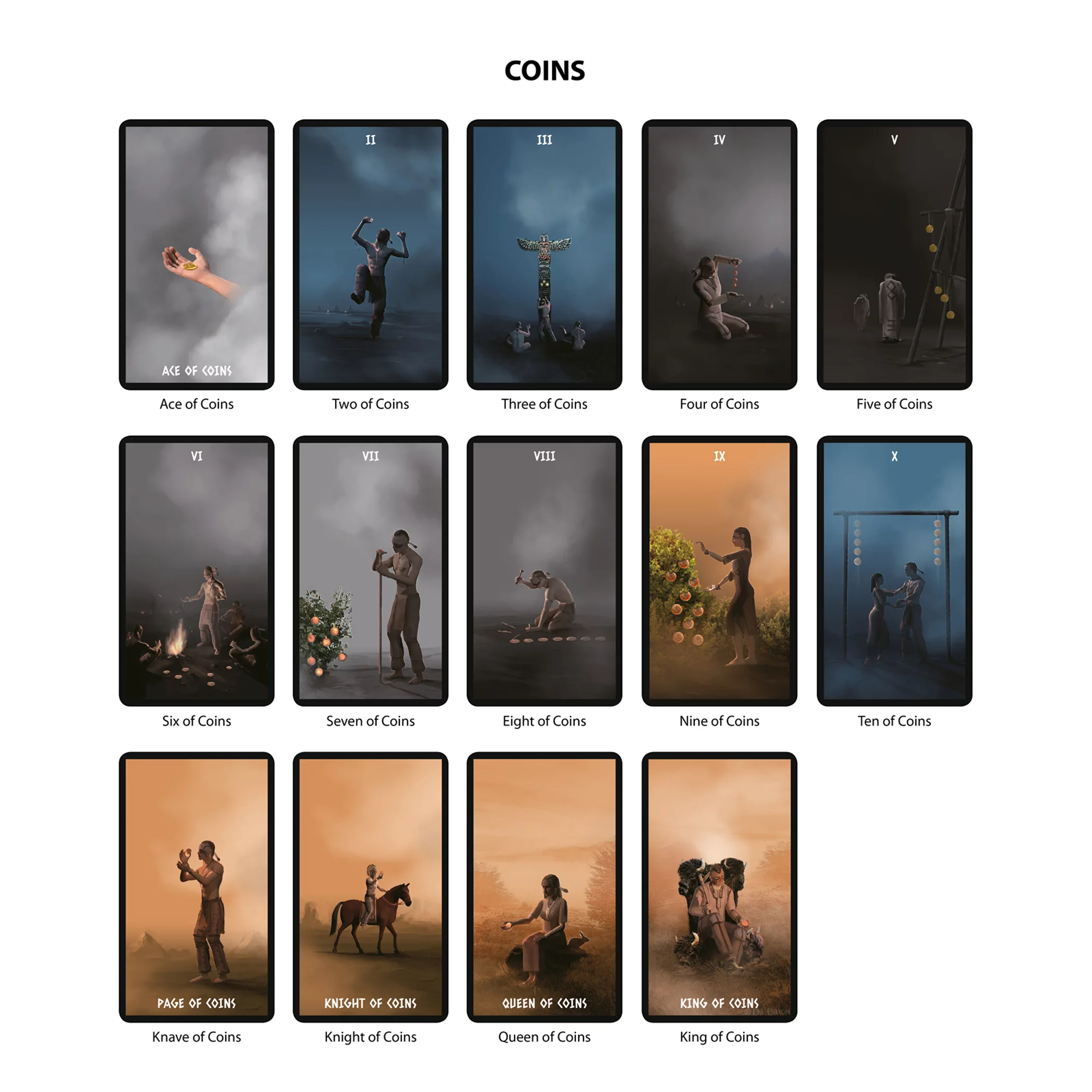 The Native Spirit Tarot by Da Brigh: 78-Card Deck and Guidebook (Cards)