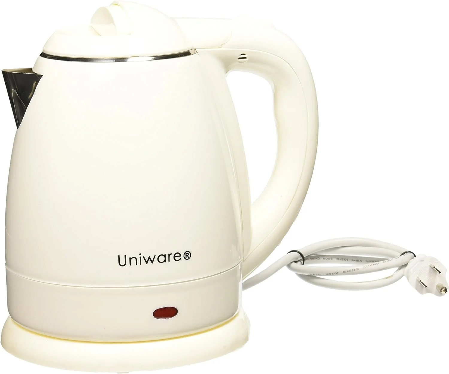 Electric Kettle With Rotating Base, White (1.2 LT) [70012]