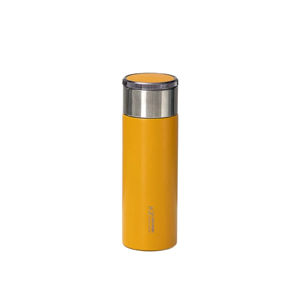 500ml Tea Infuser Separates with Filter Water Bottle Vacuum Flasks Insulation Cup Thermal Mug YELLOW