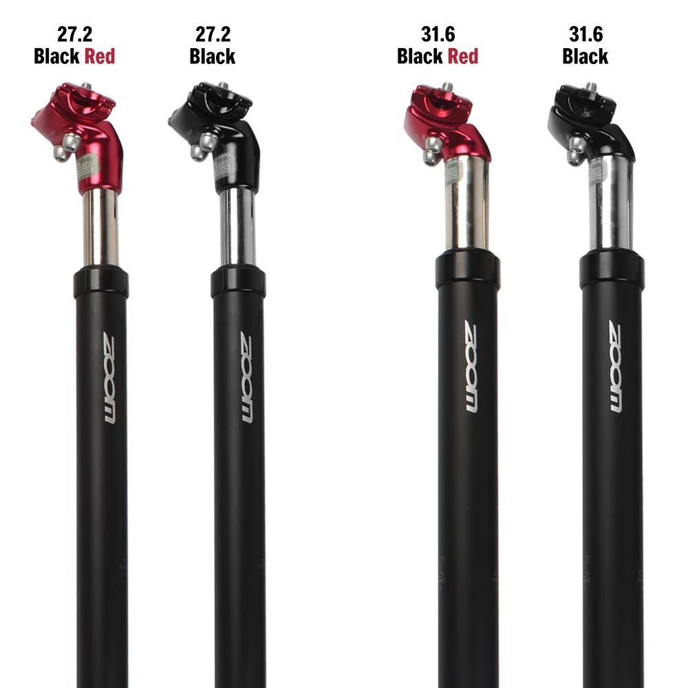 Aluminum Alloy Suspension SeatpostMTB Bike Seat Tube 31.6x350mm / 27.2x350mm