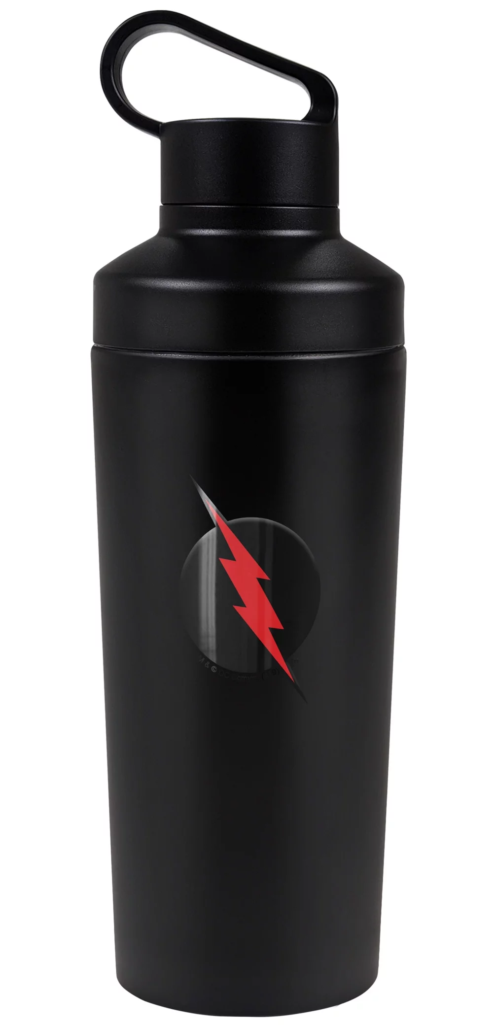 DC Flash - Logo Official Reverse Flash Logo 18 oz Insulated Water Bottle, Leak Resistant, Vacuum Insulated Stainless Steel with 2-in-1 Loop Cap