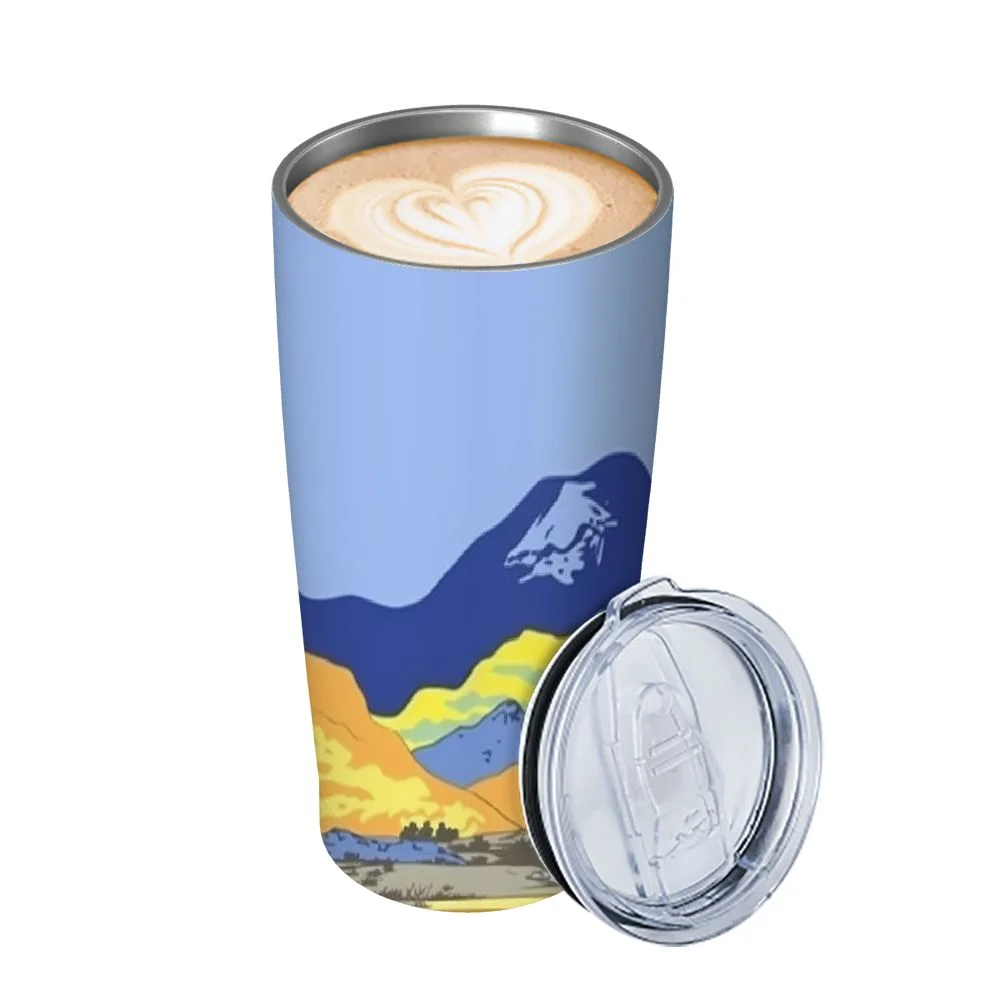 COMIO  Prickly Pear Cactus Growing In Ironwood Forest National Monument Sonoran Desert Arizona Water Bottle Stainless Steel Insulated Water Bottles With Keep Cold and Hot