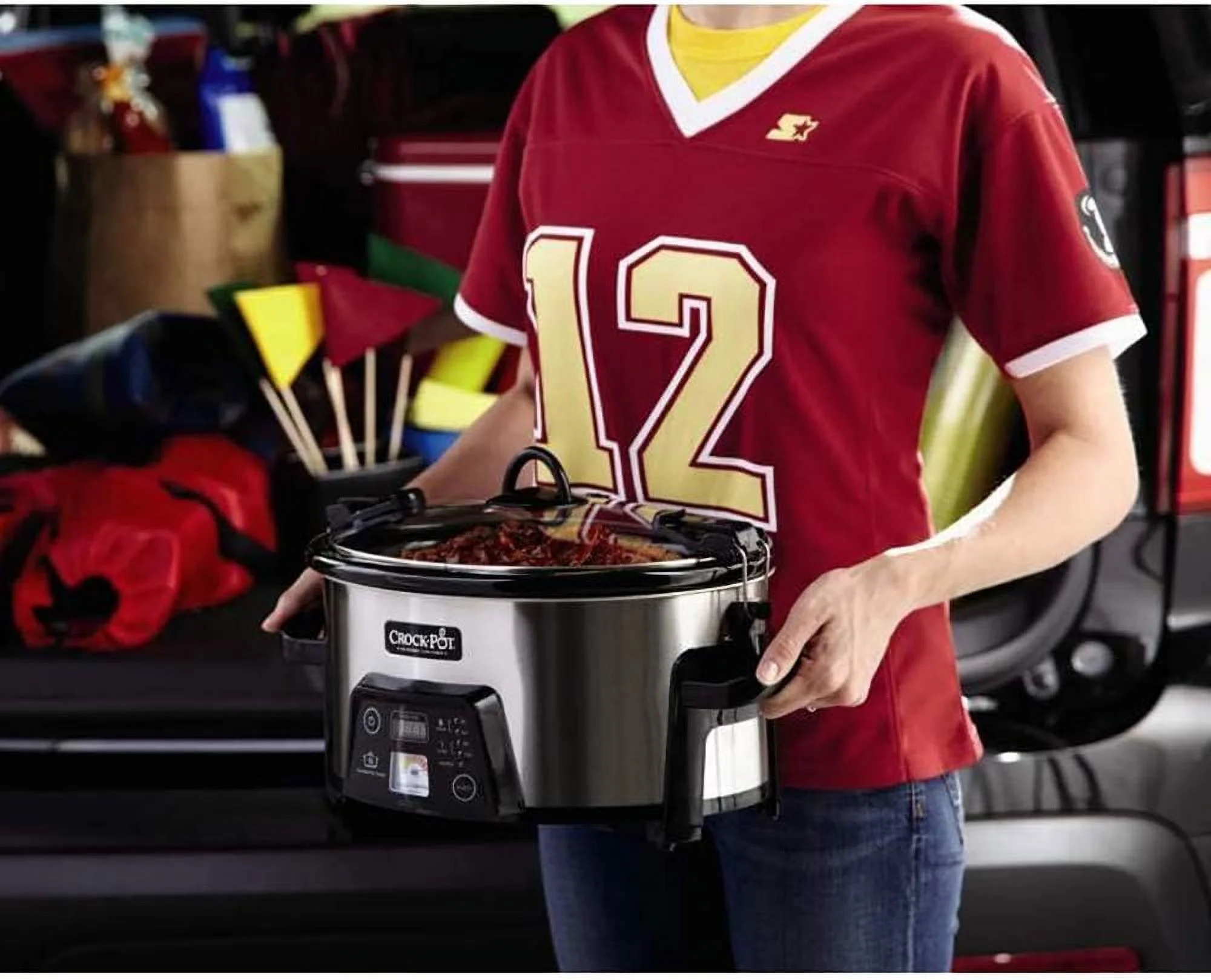 1 SCCPCTS605-S Cook Travel Serve 6-Quart Programmable Slow Cooker