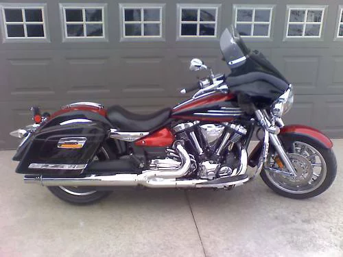 Mutazu Cobalt Blue HL Hard Saddlebag fits SABRE VTX VALKYRIE SPIRIT MAGNA AERO HONDA