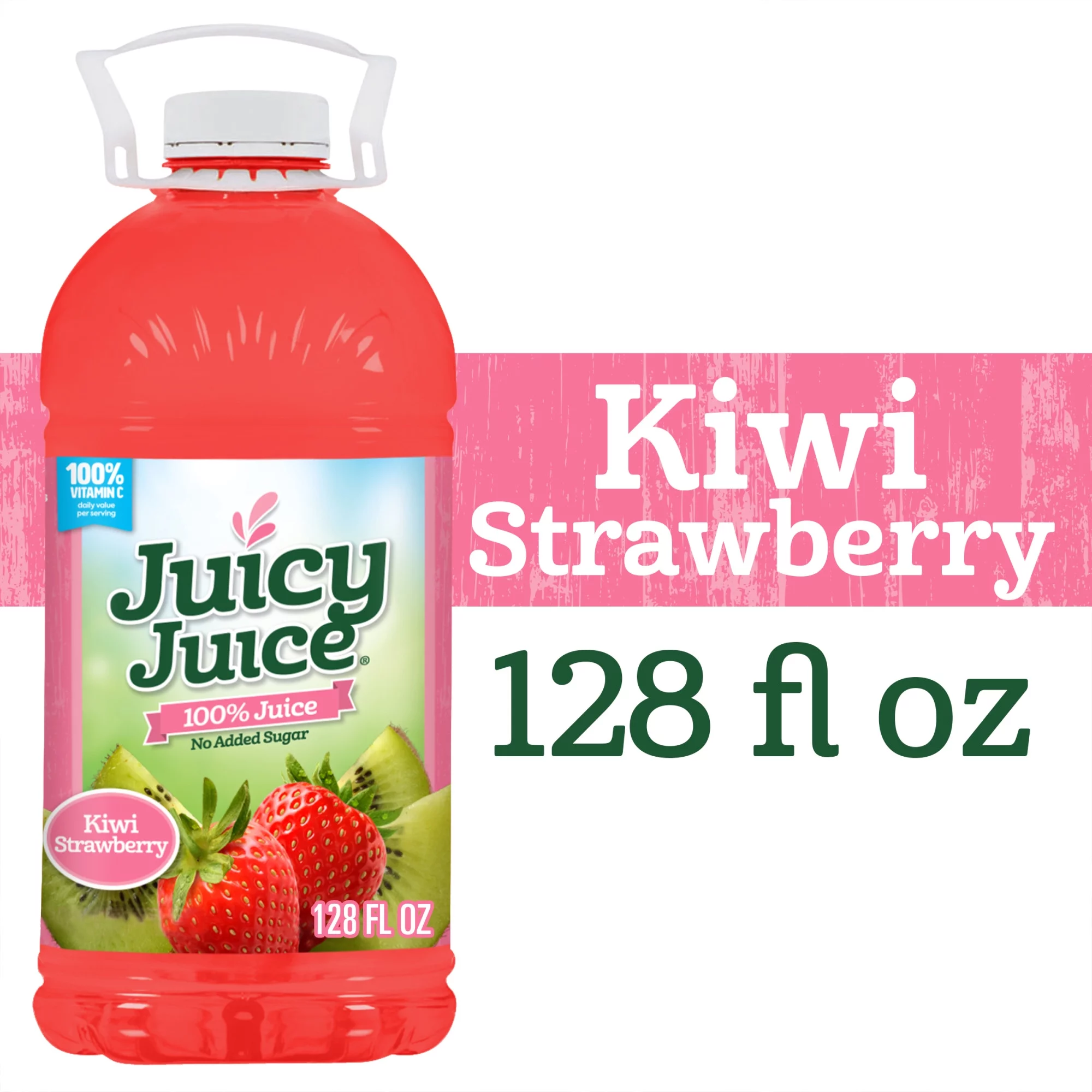Juicy Juice 100% Juice, Kiwi Strawberry, 128 FL OZ Bottle