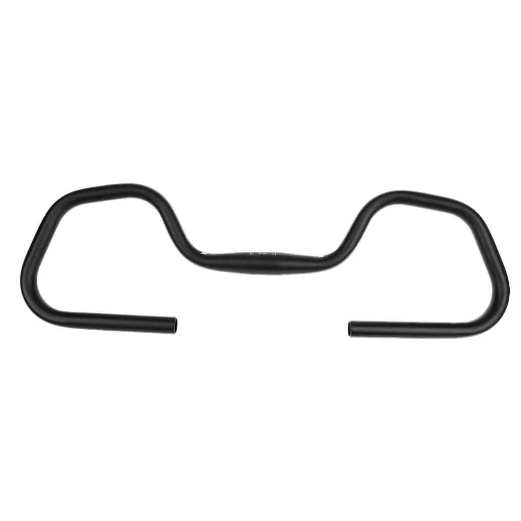Bike Handlebar / 31.8x580mm Butterfly Handlebar Riser Bent Bar - Black, 31.8mm