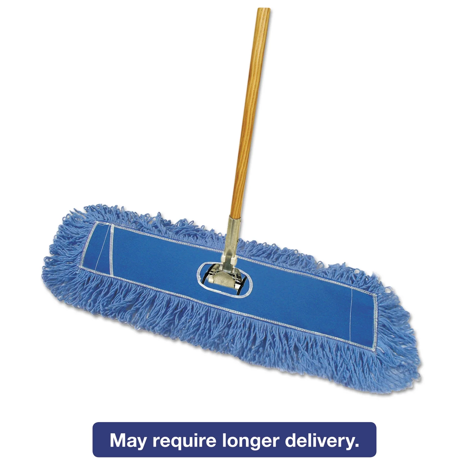 Boardwalk Dry Mopping Kit, 36 x 5 Blue Blended Synthetic Head, 60