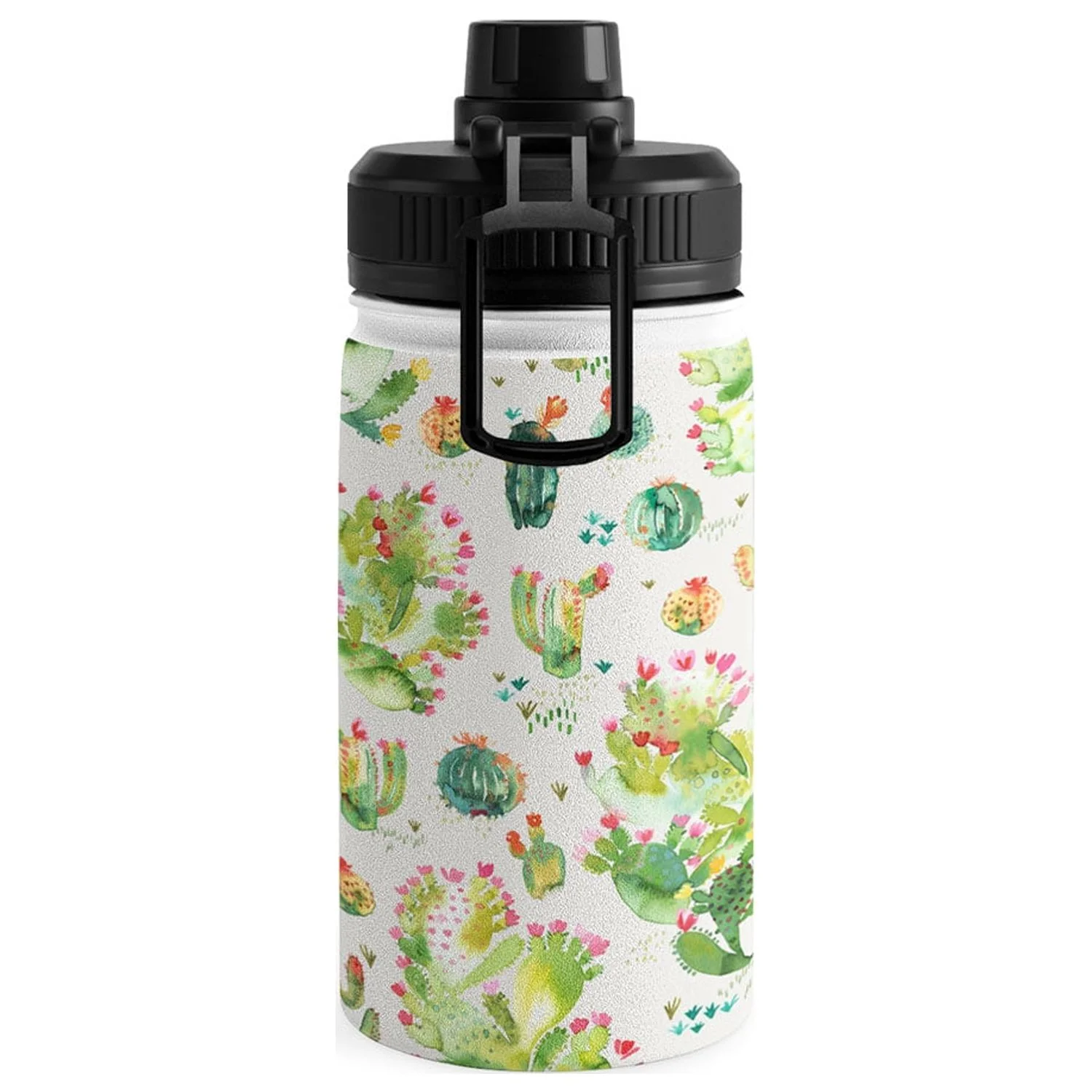 Society6 Ninola Design Western Cacti Natural Water Bottle 12 oz