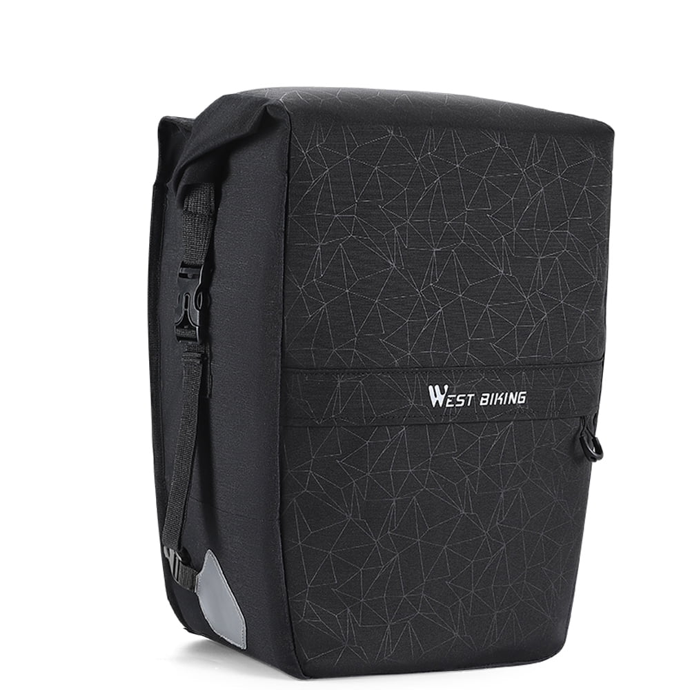 Vistreck Expandable Bike Rear Seats Bag Multifunctional Bicycle Riding Storage Bag Backpack Large Capacity Bicycle Rack Seats Bags Cycling Bag