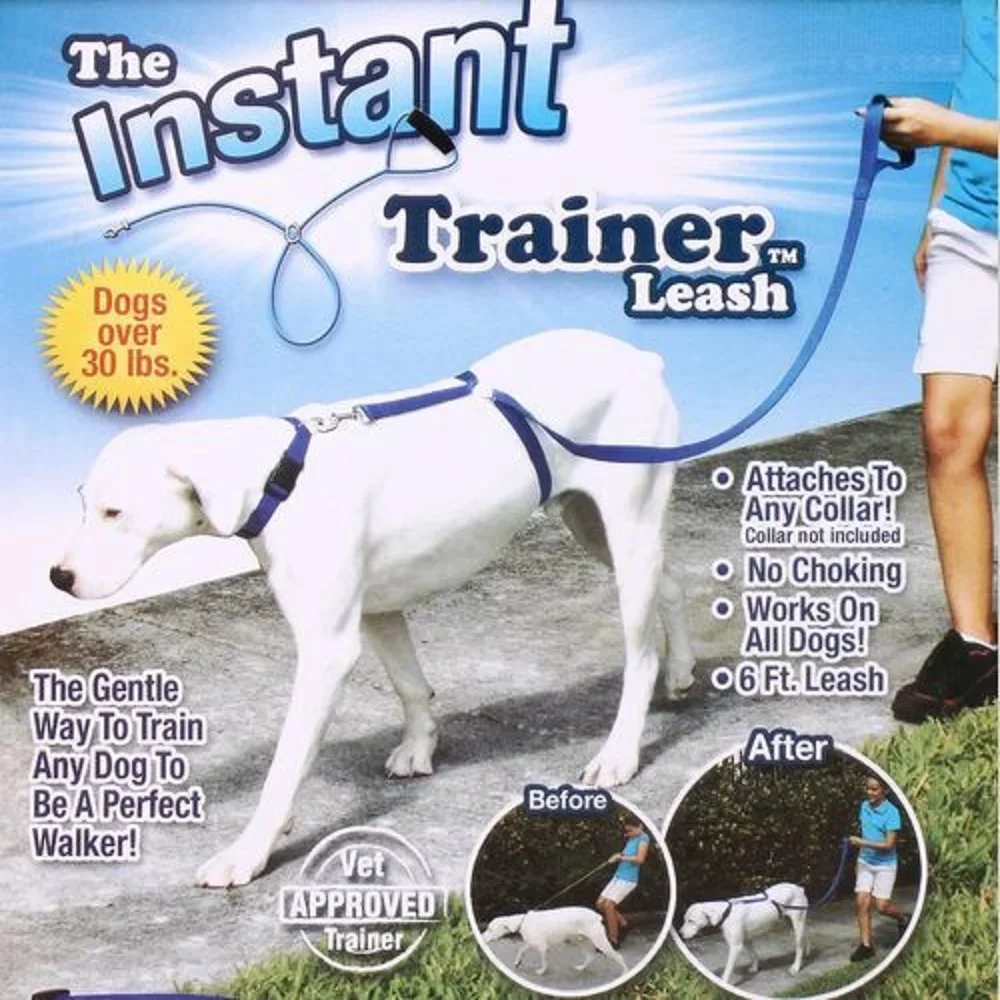 Instant Trainer Dog Leash Trains Dogs 30 Lbs Stop Pulling For Dog walk