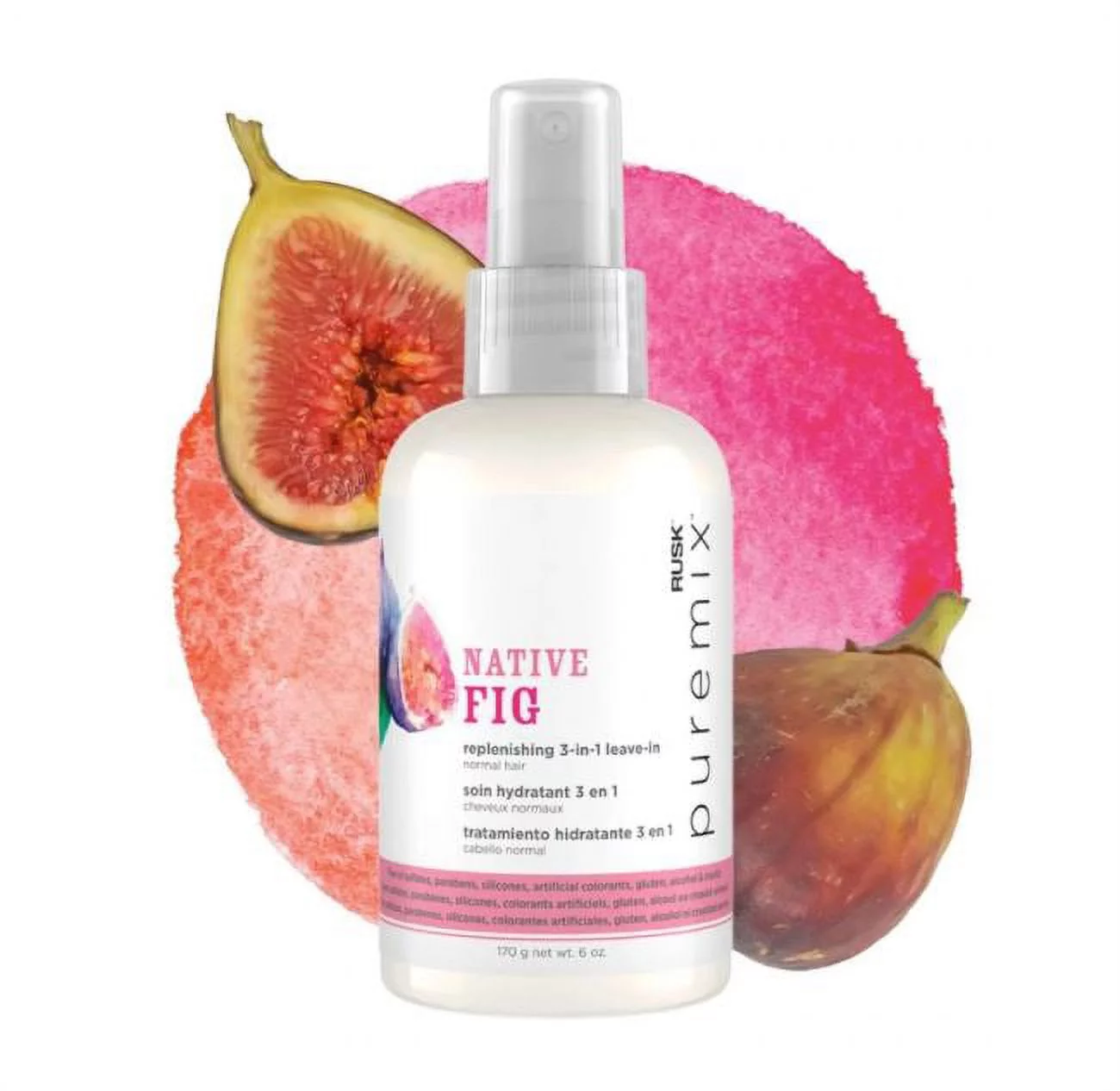 Rusk Puremix Native Fig Replenishing 3-in-1 Leave-in , 6 oz
