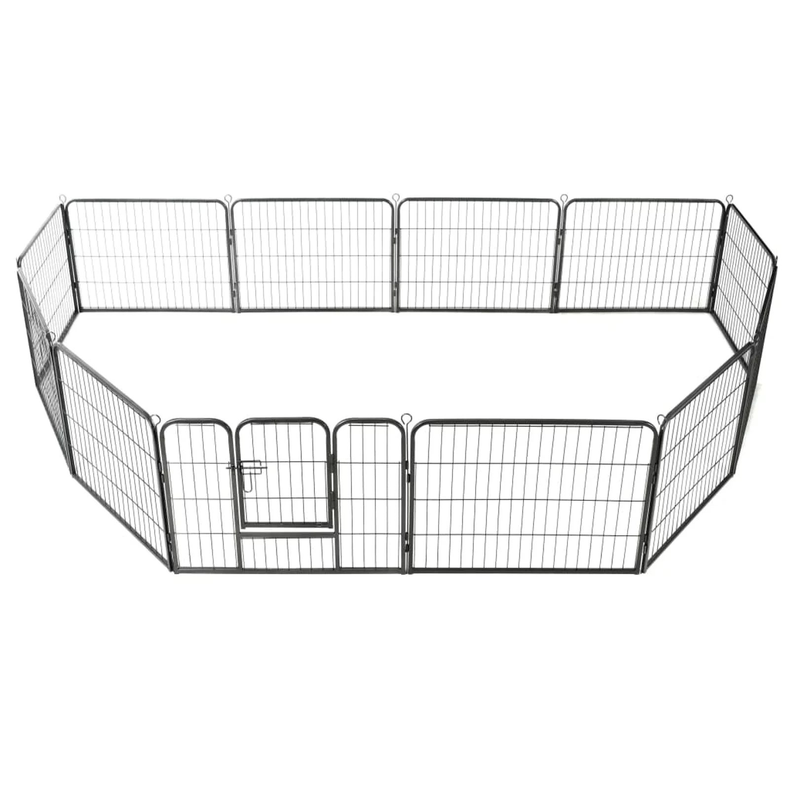 Andoer Dog Playpen 12 Panels Steel 31.5