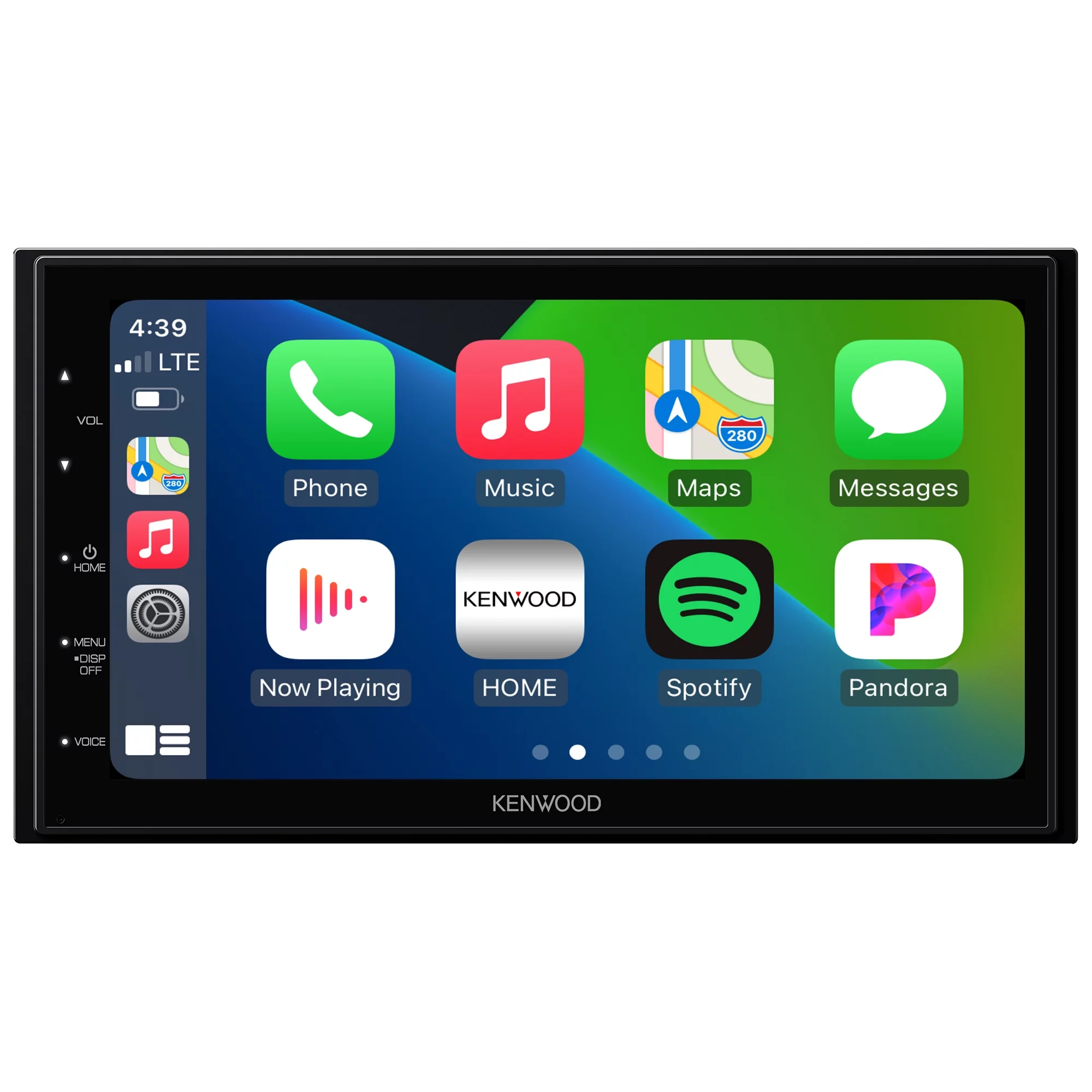 KENWOOD DMX5020S AV Car Stereo with CarPlay/Android Auto,  6.8
