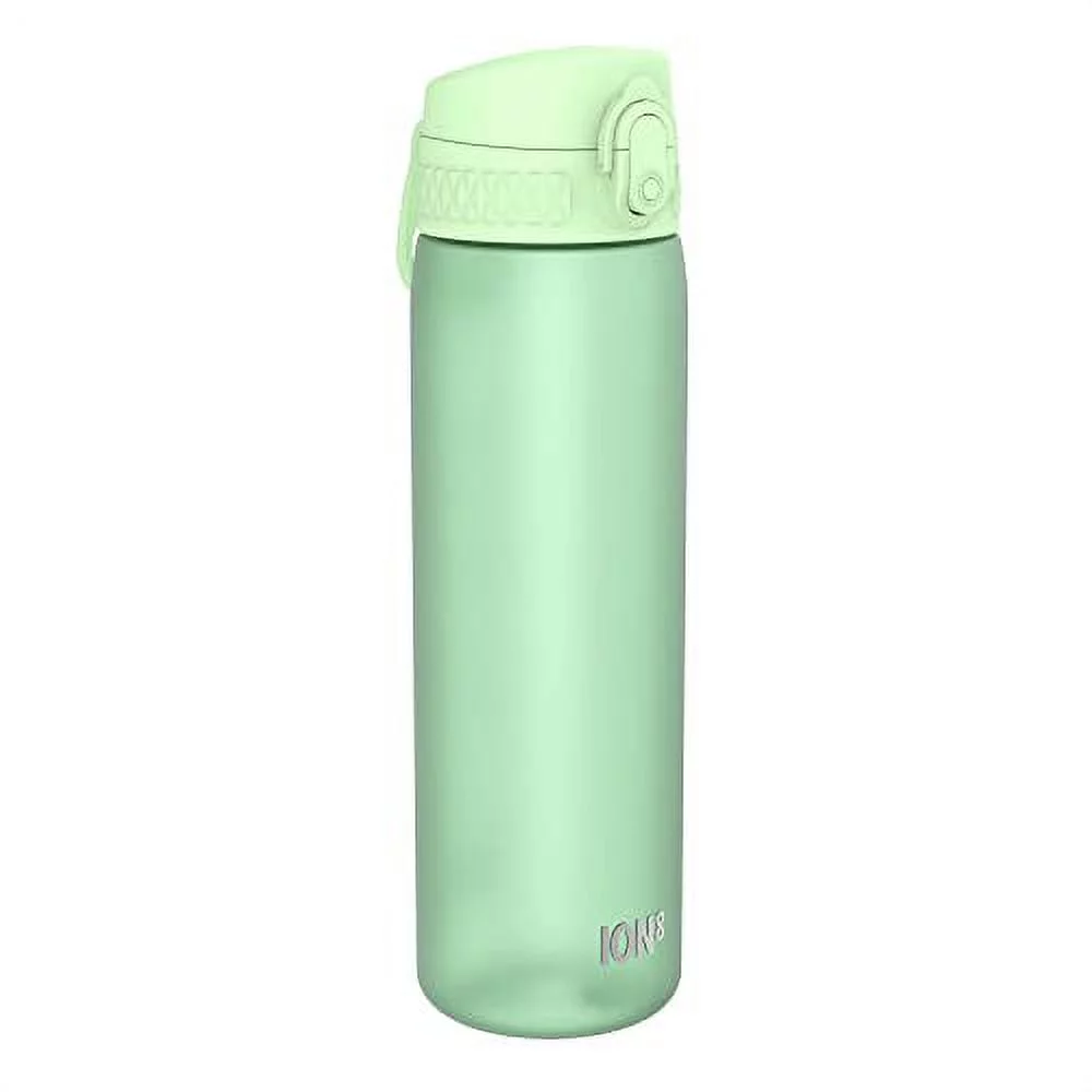 Ion8 Sport Water Bottle- Leakproof and BPA-free Water Bottle - Fits in Lunch Boxes, Handbags, Car Cup Holders, Backpacks and Bike Holders, 17 oz / 500 ml (Pack of 1) - OneTouch 1.0 - Sonic Green