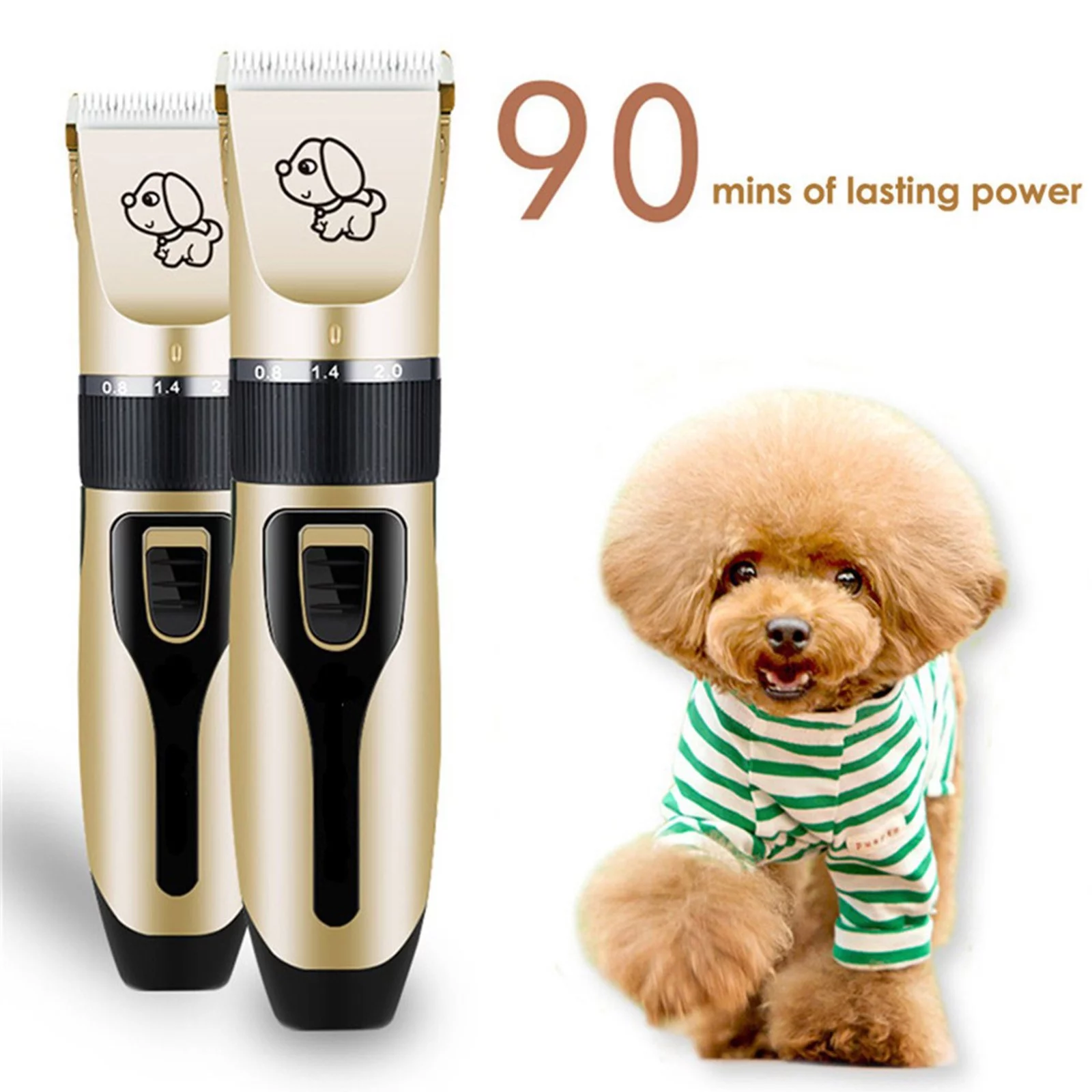 Pet Clipper Grooming Kit recargable Pet Cat Dog Hair Trimm er Set 10ml