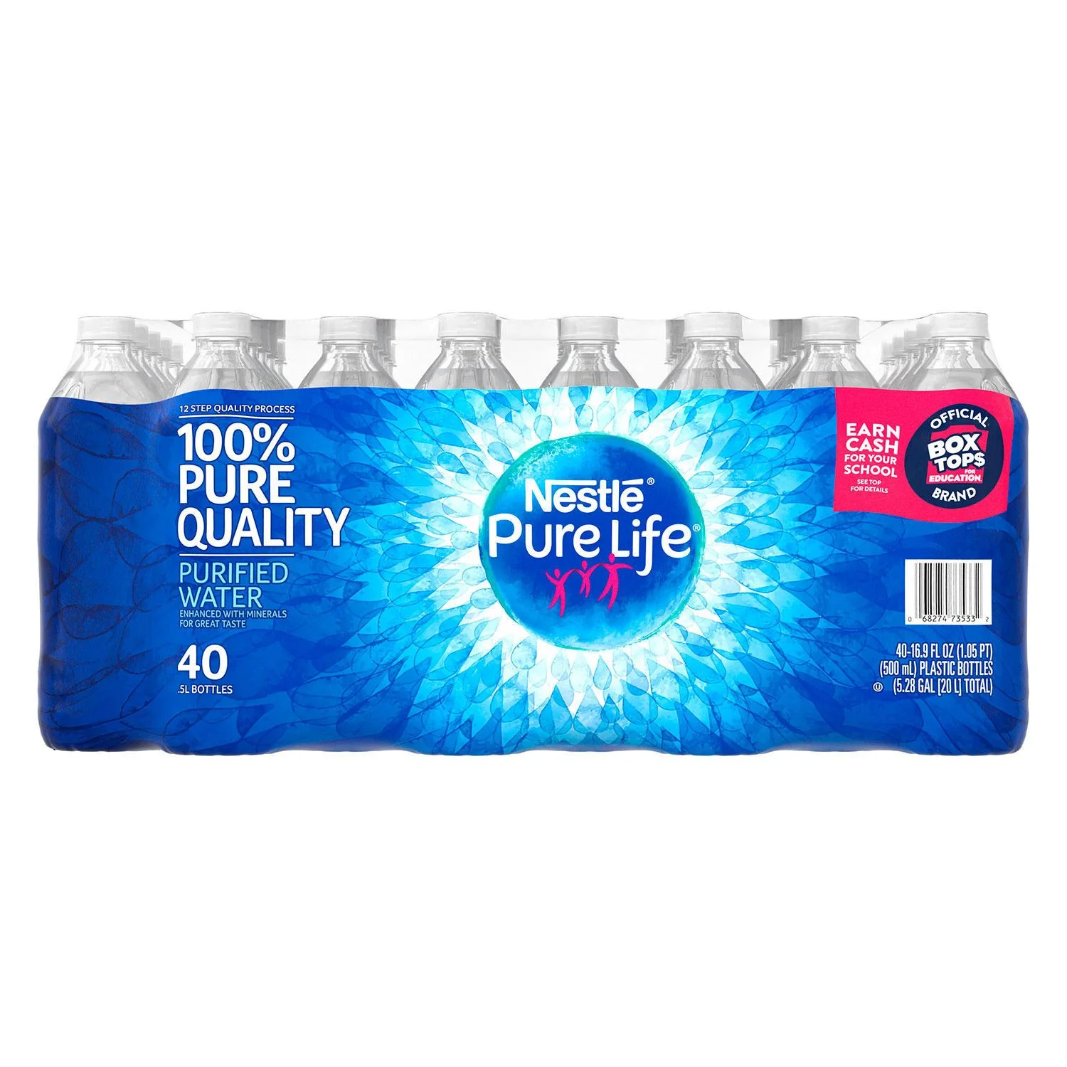 Nestle Pure Life Purified Water (16.9oz / 40pk)