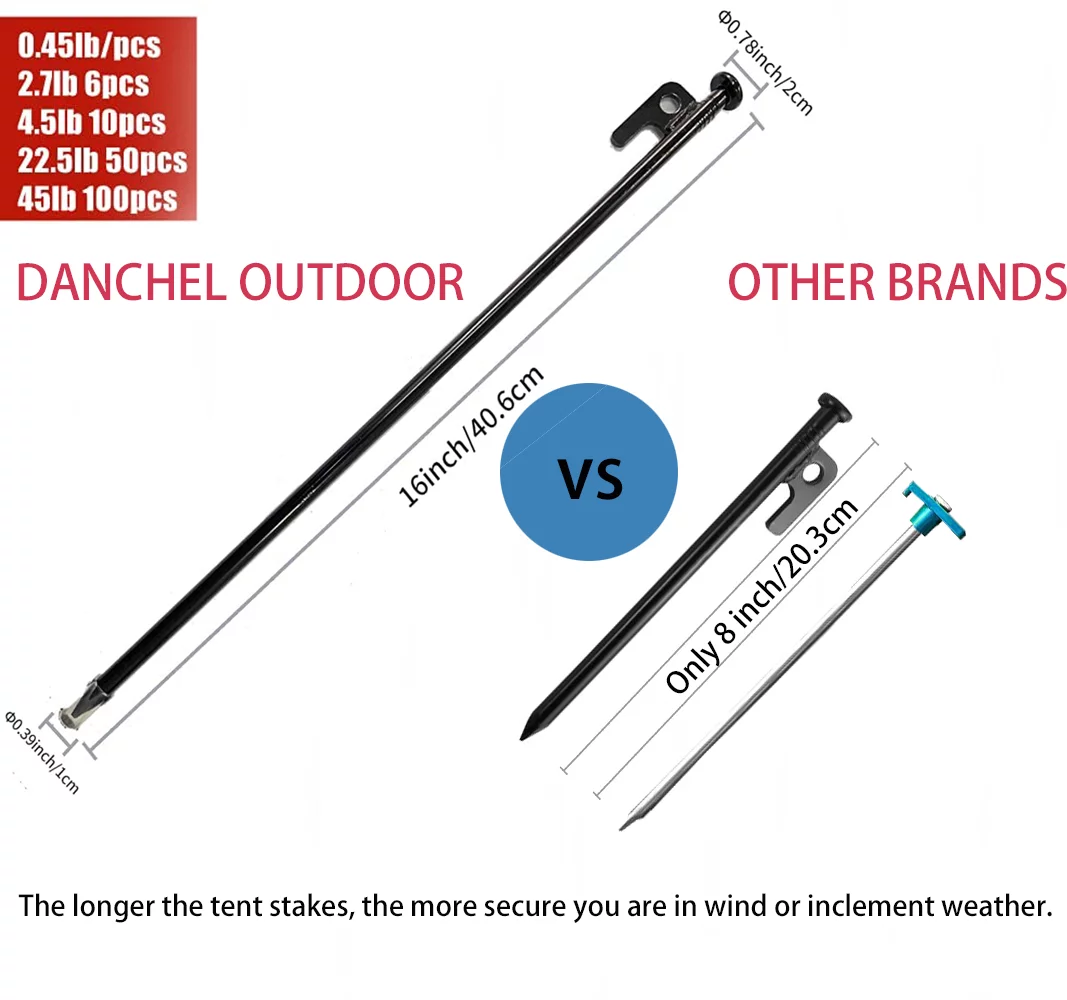 (6 Packs)DANCHEL Outdoor General Purpose 16
