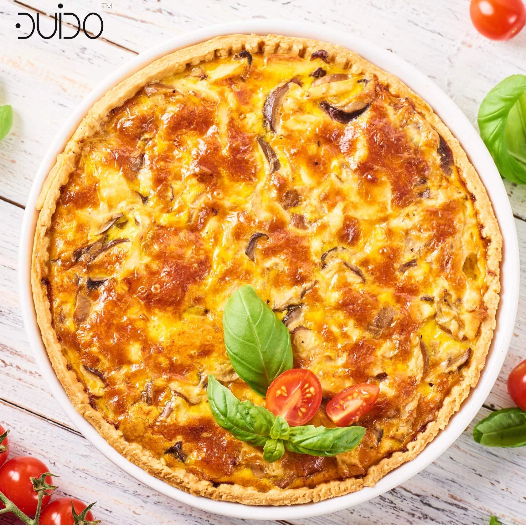 Souffle Dish Ramekins for Baking‚ 48 Oz, 1 Quart Large Ceramic Oven Safe Round Fluted Bowl with Mini Condiment Spoon for Souffle Pot Pie Casserole Pasta Roasted Vegetables Baked Dessert