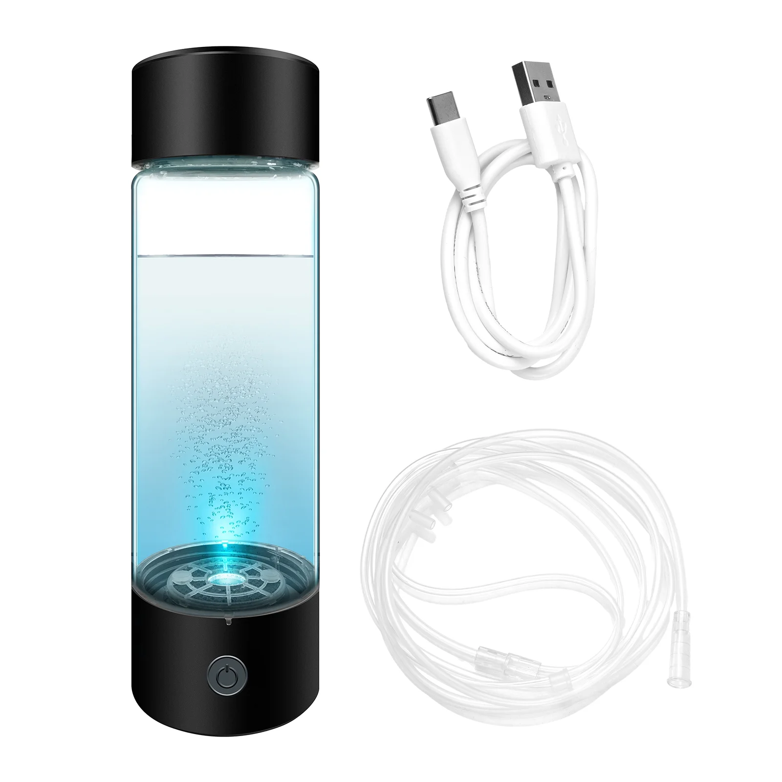 Arealer Hydrogen Bottle,Portable Ionizer Water With Pem Water Bottle - Office Pem Spe Bottle - Portable Ionizer Men Women 330ml Bottle Portable