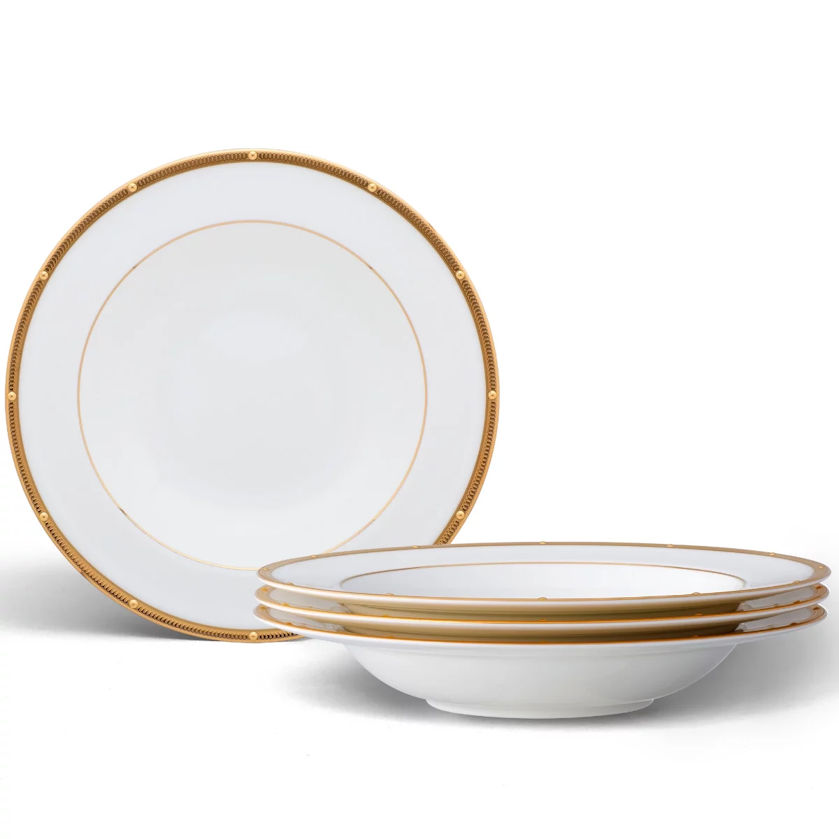 Noritake Rochelle Gold Set of 4 Soup Bowls