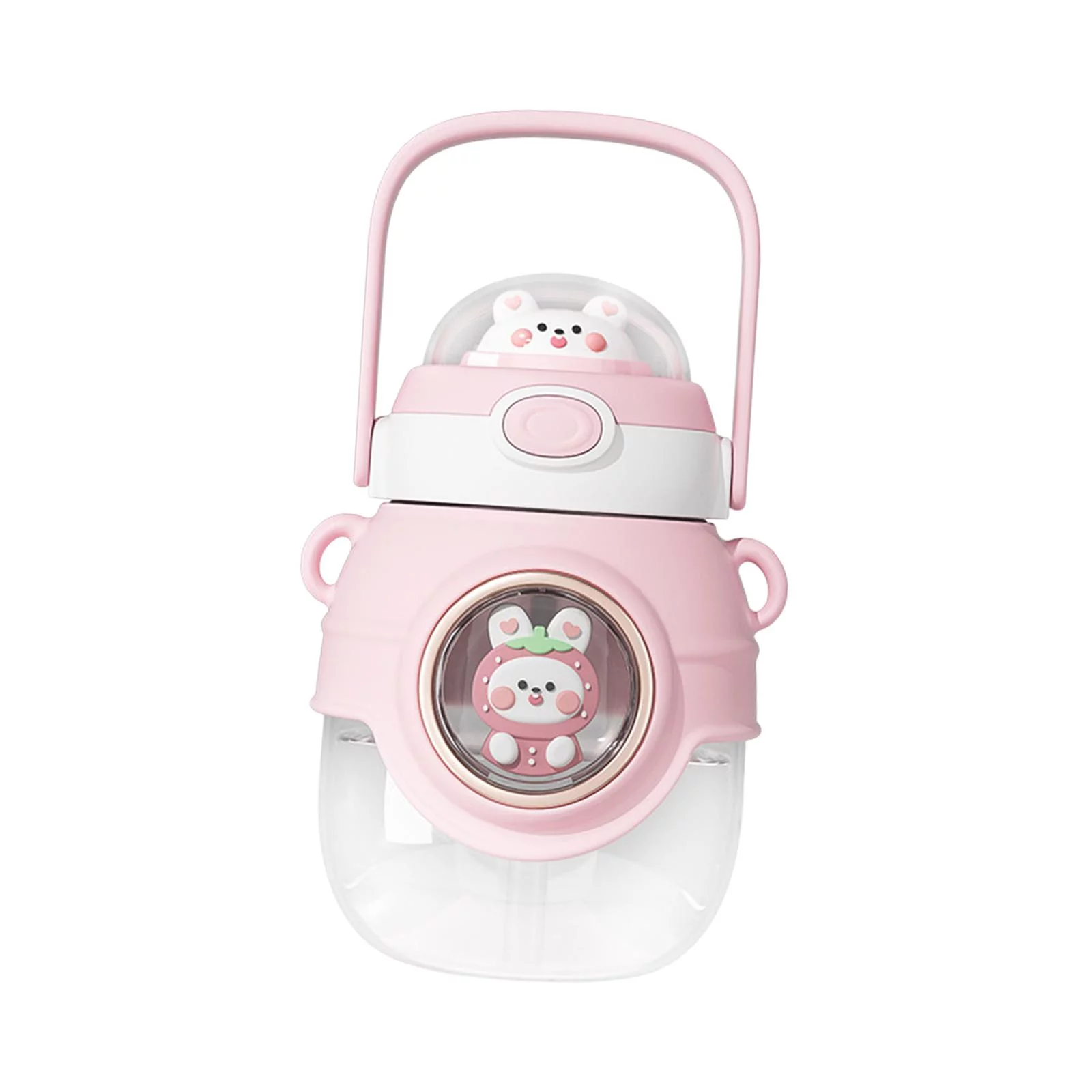 Cute Water Bottle 1.1L Lightweight Summer Drinkware for Camping Sport