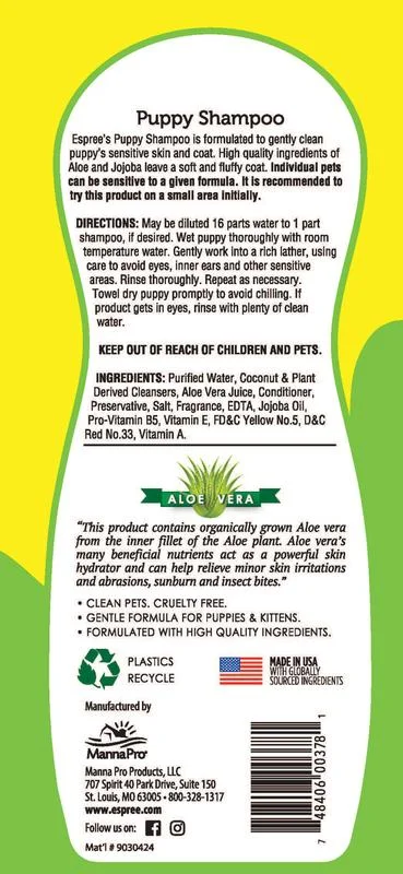 Espree Puppy Shampoo 20 oz