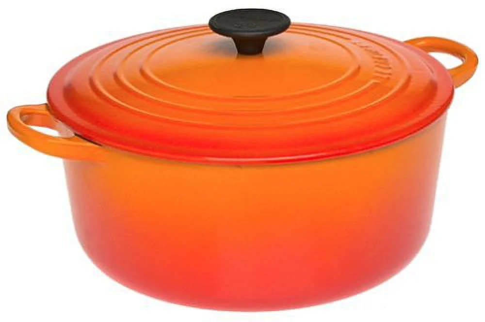 Le Creuset Casting Enamel Pot Cocotte Rondo 30 cm Orange Gas IH Oven Compatible