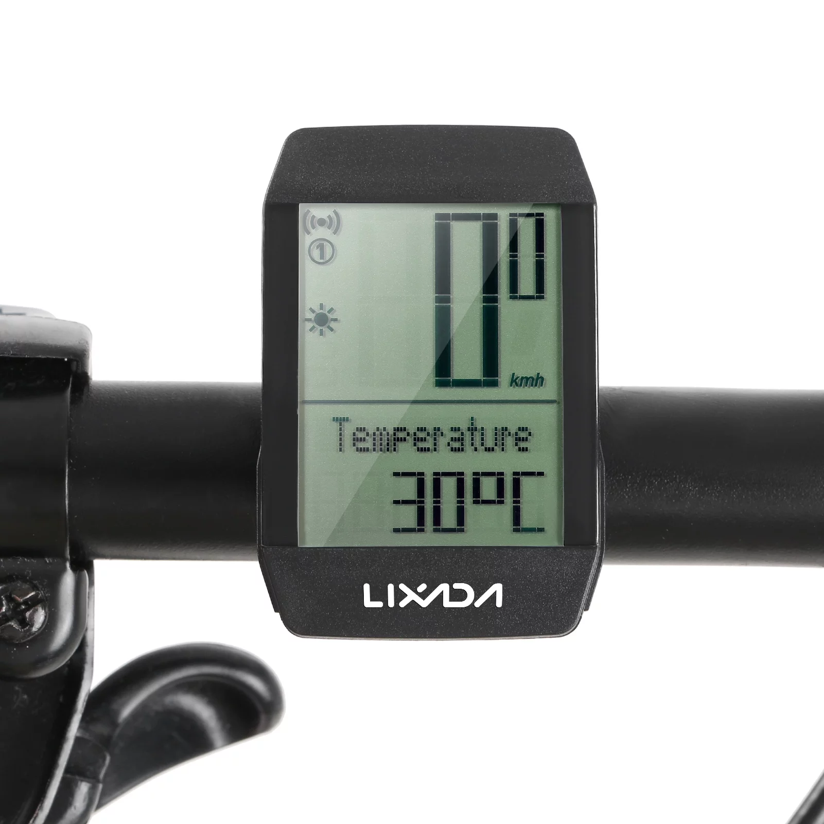 Lixada Wireless Bike Cycling Computer Waterproof Speedometer with 6 Languages Backlight