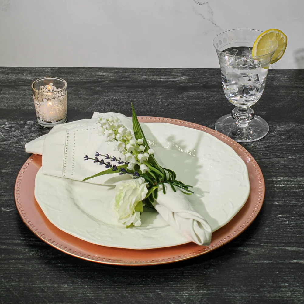 Richland Beaded Charger Plate 13