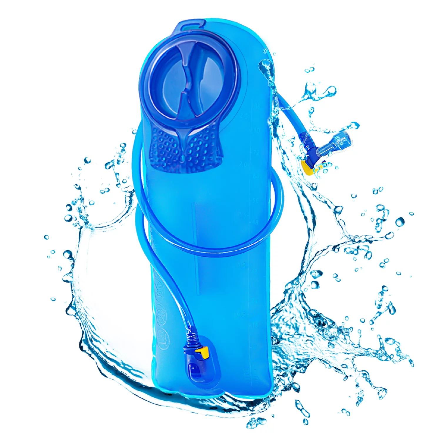 Outdoor Sports Water Bag, BPA Free,Reusable,Leakproof Folding Drinking Water Bottle Portable for Camping, Sports Or Hiking Use(90 OZ )