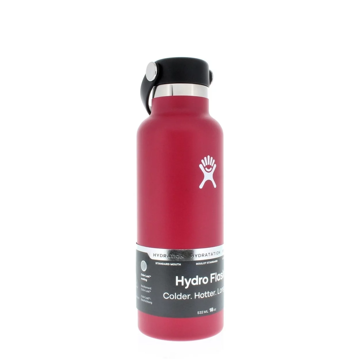 Hydro Flask Standard Mouth Water Bottle with Flex Cap Snapper 18oz/532ml