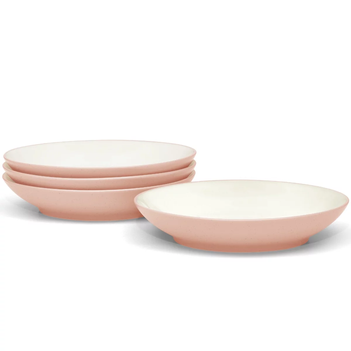 Noritake Colorwave Pink Set of 4 Coupe Pasta Bowls