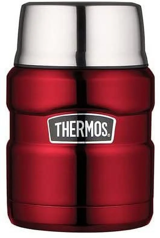 Thermos SK3000CRTRI4 Stainless King Food Jar, Cranberry, 16-oz. - Quantity 1