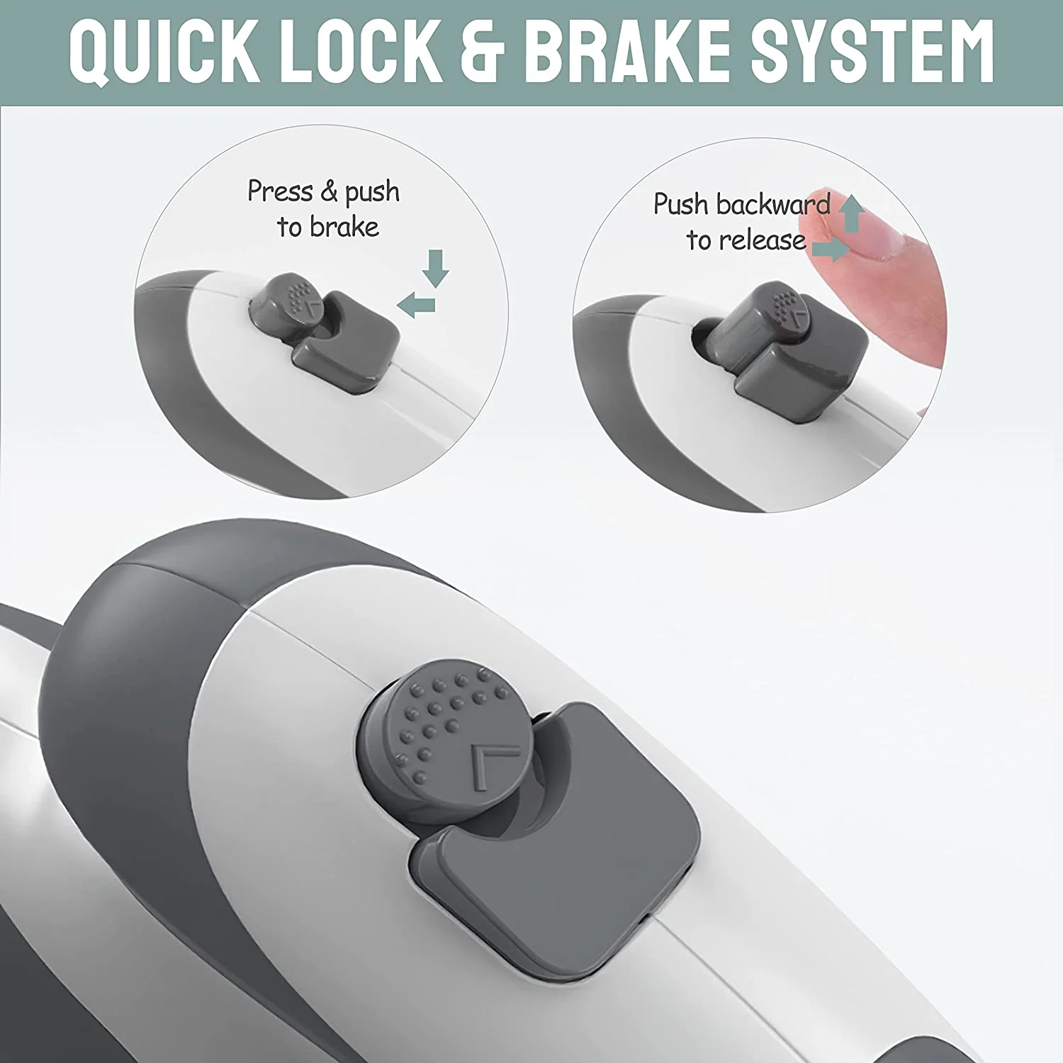 Heavy duty retractable dog leash with poop bag dispenser. Tangle-Free Anti-Bite Retractable Dog Leash 14.7ft for Small to Medium Large Breeds