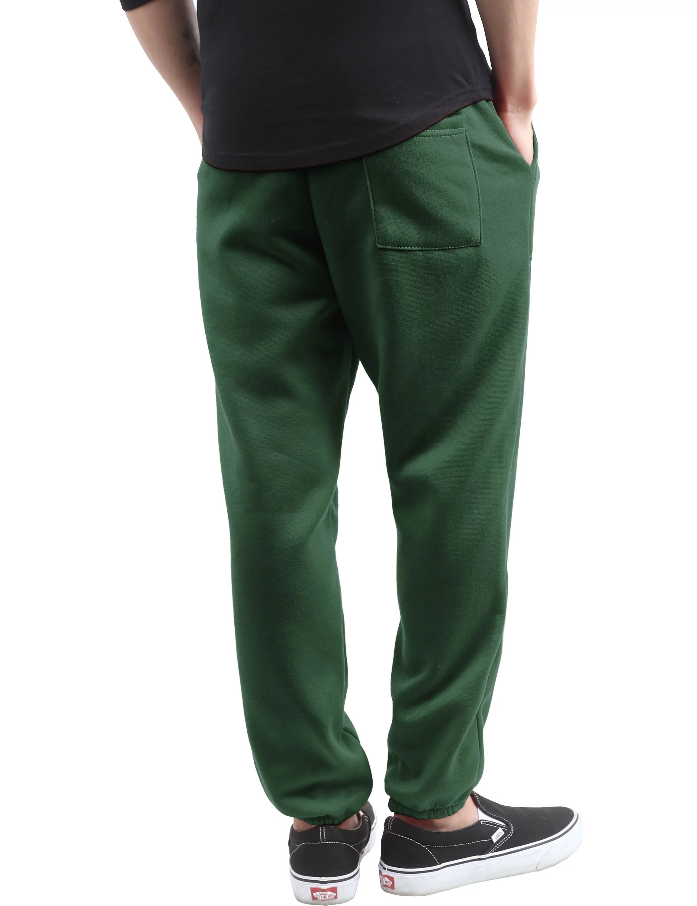 Ma Croix Mens Sweatpants Jogger with Pockets (3X-Large, Green)