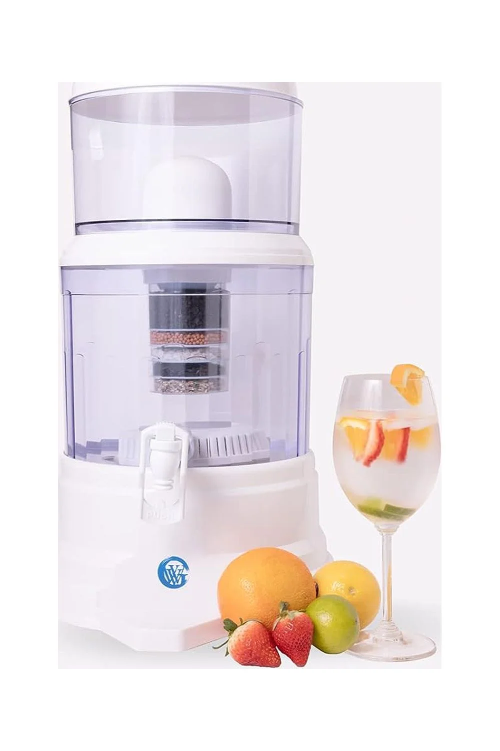 VG Water Mineral System | Capacity 16 LTS. | at Home Water That Purifies Water, for Drinking Water Dispenser| Countertop Alkaline and Mineral Water