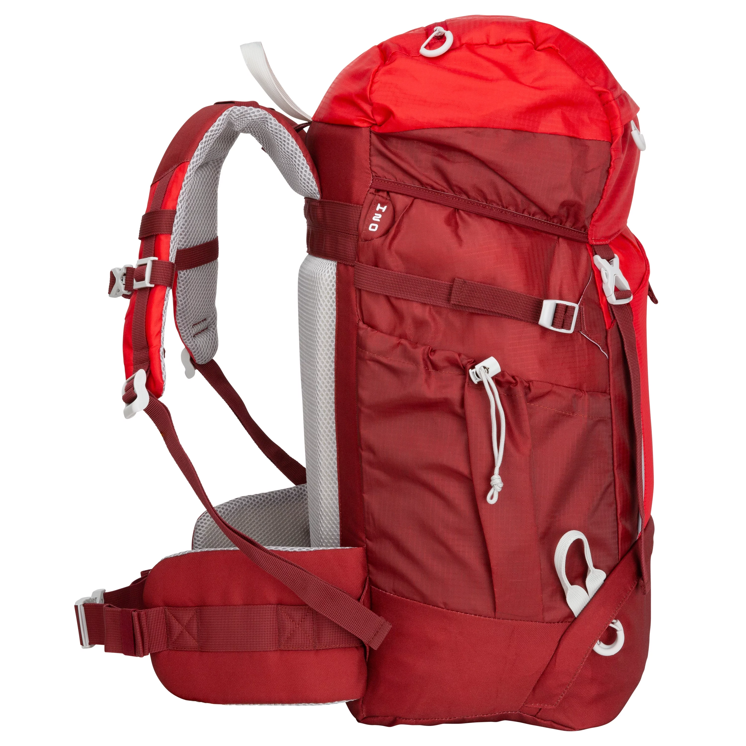 Ozark Trail 47 L Hydration Compatible, Hiking, Camping, Travel Backpack, Red, Unisex
