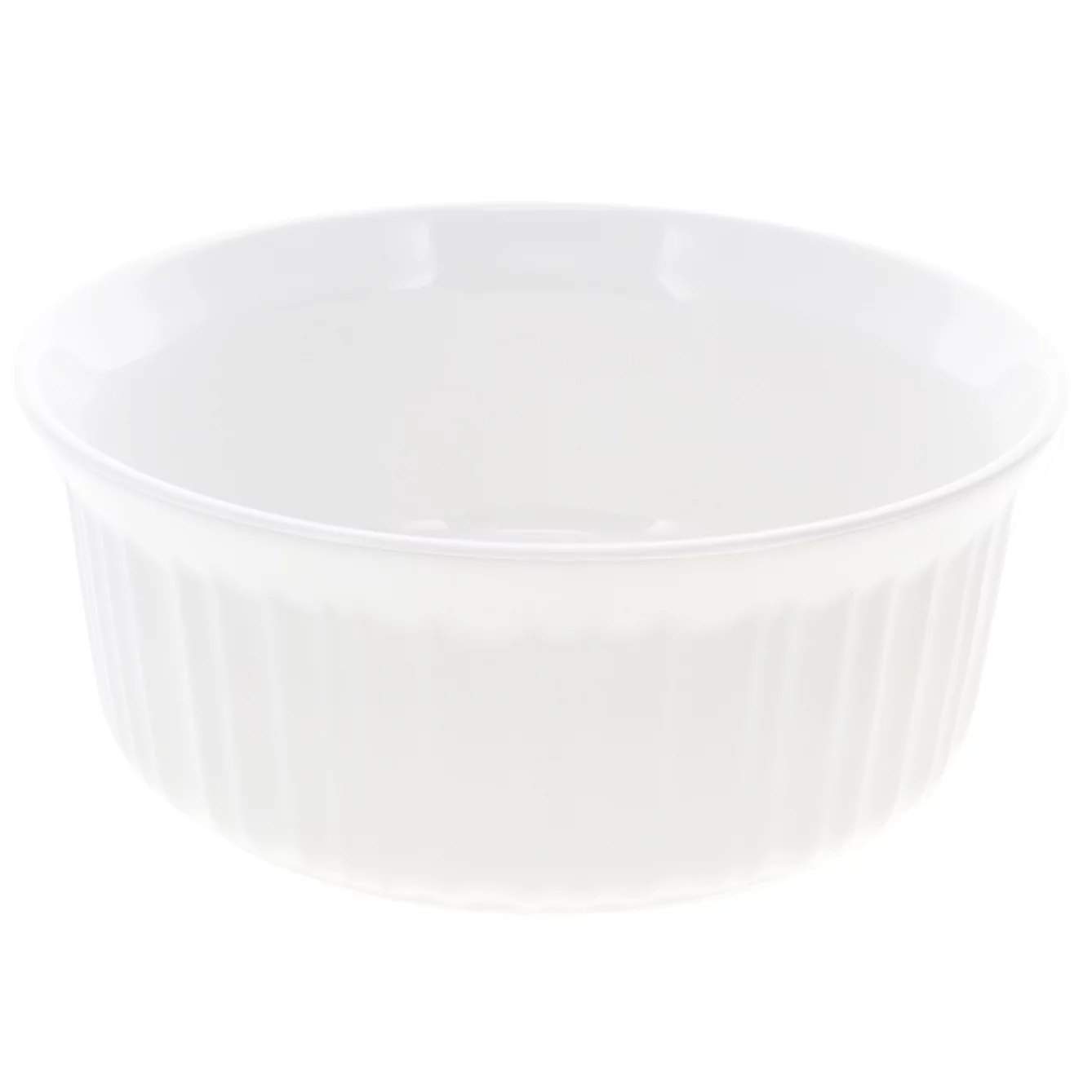 Corningware FS5 1.5qt/1.4L Round French White Stoneware Casserole Dish
